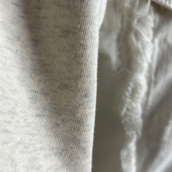 NWOT Splendid Jesse Mix Media Hooded Jacket Off White Size Small - Picture 9 of 13